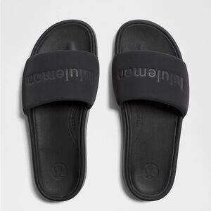 lululemon athletica Women’s Black Slide Sandals